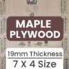Maple Plywood - 19mm - 7' X 4' - PLMA1974